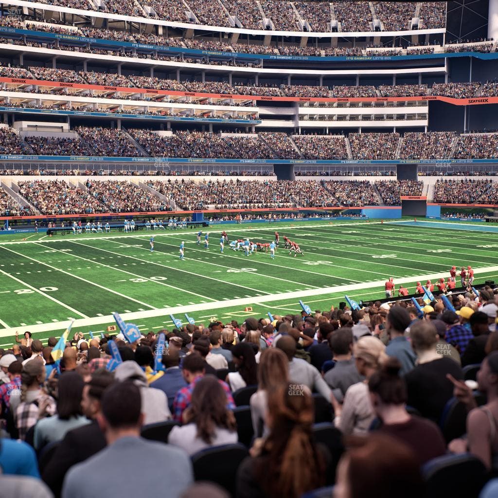 SoFi Stadium - Section Club 129 Seat View