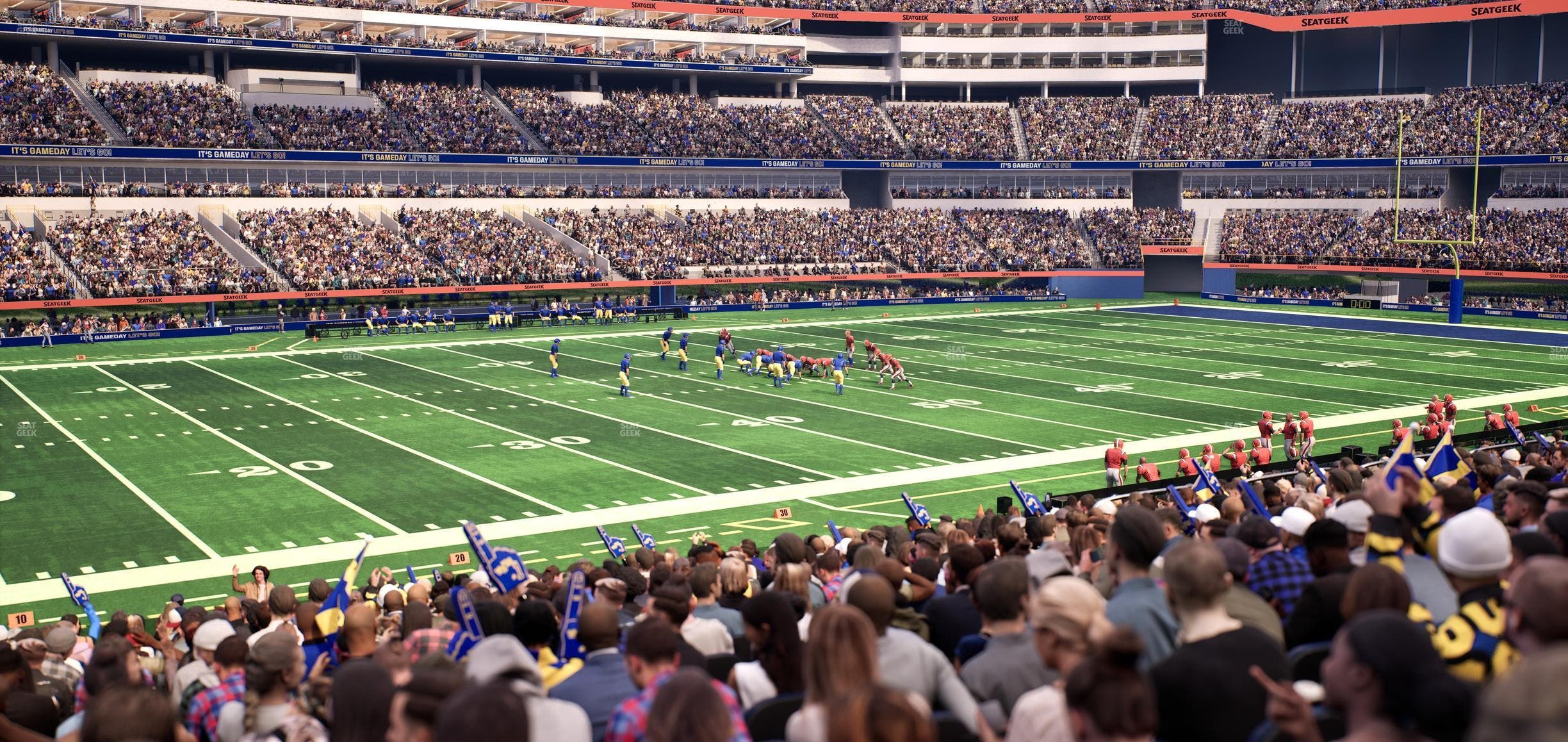 SoFi Stadium - Section Club 129 Seat View
