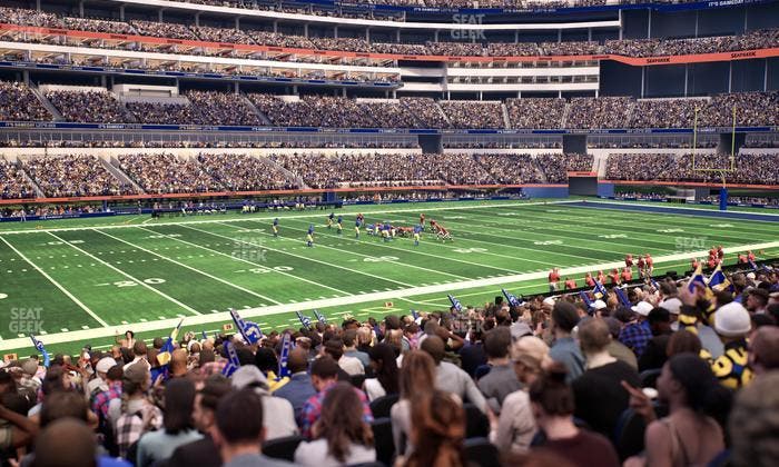 SoFi Stadium - Section Club 129 Seat View