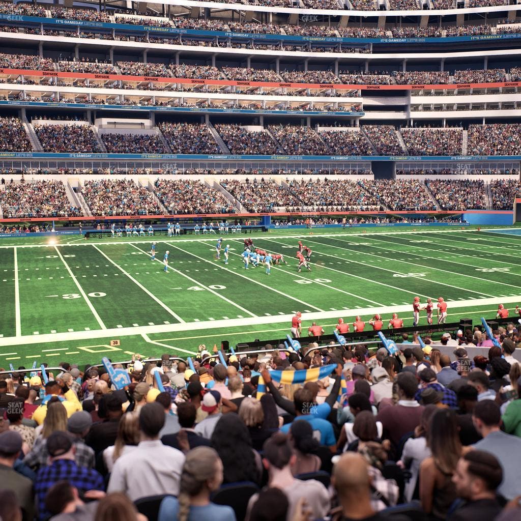 SoFi Stadium - Section Club 130 Wc Seat View