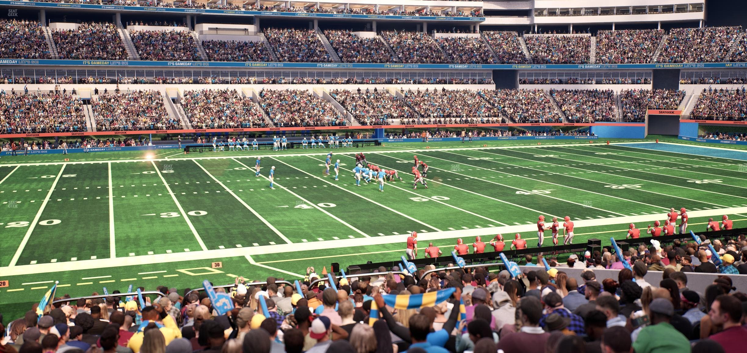 SoFi Stadium - Section Club 130 Wc Seat View