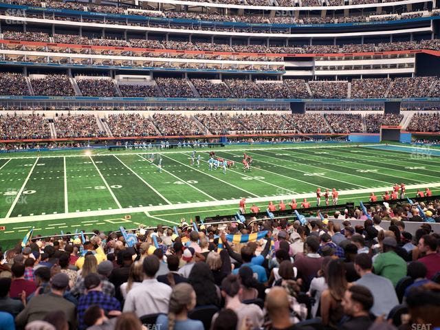 SoFi Stadium - Section Club 130 Wc Seat View