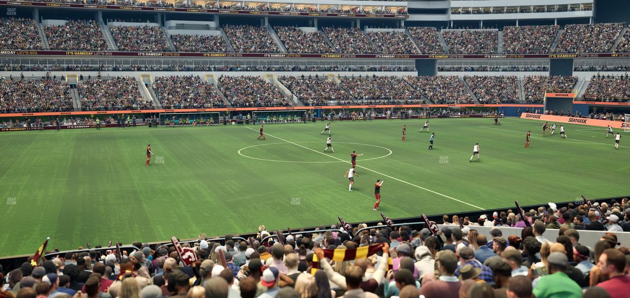 SoFi Stadium - Section Club 130 Wc Seat View