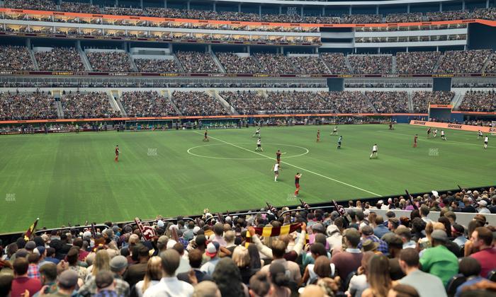 SoFi Stadium - Section Club 130 Wc Seat View