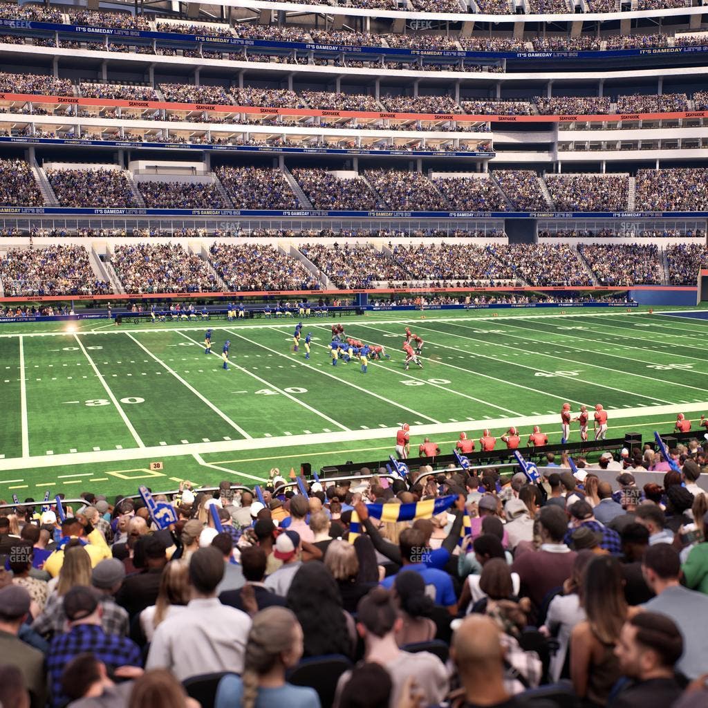 SoFi Stadium - Section Club 130 Wc Seat View