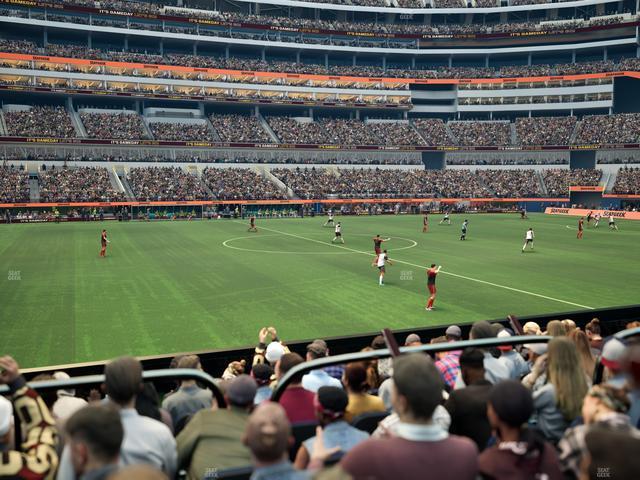 SoFi Stadium - Section Club 130 Seat View