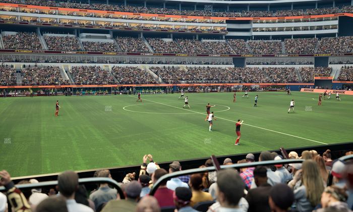 SoFi Stadium - Section Club 130 Seat View