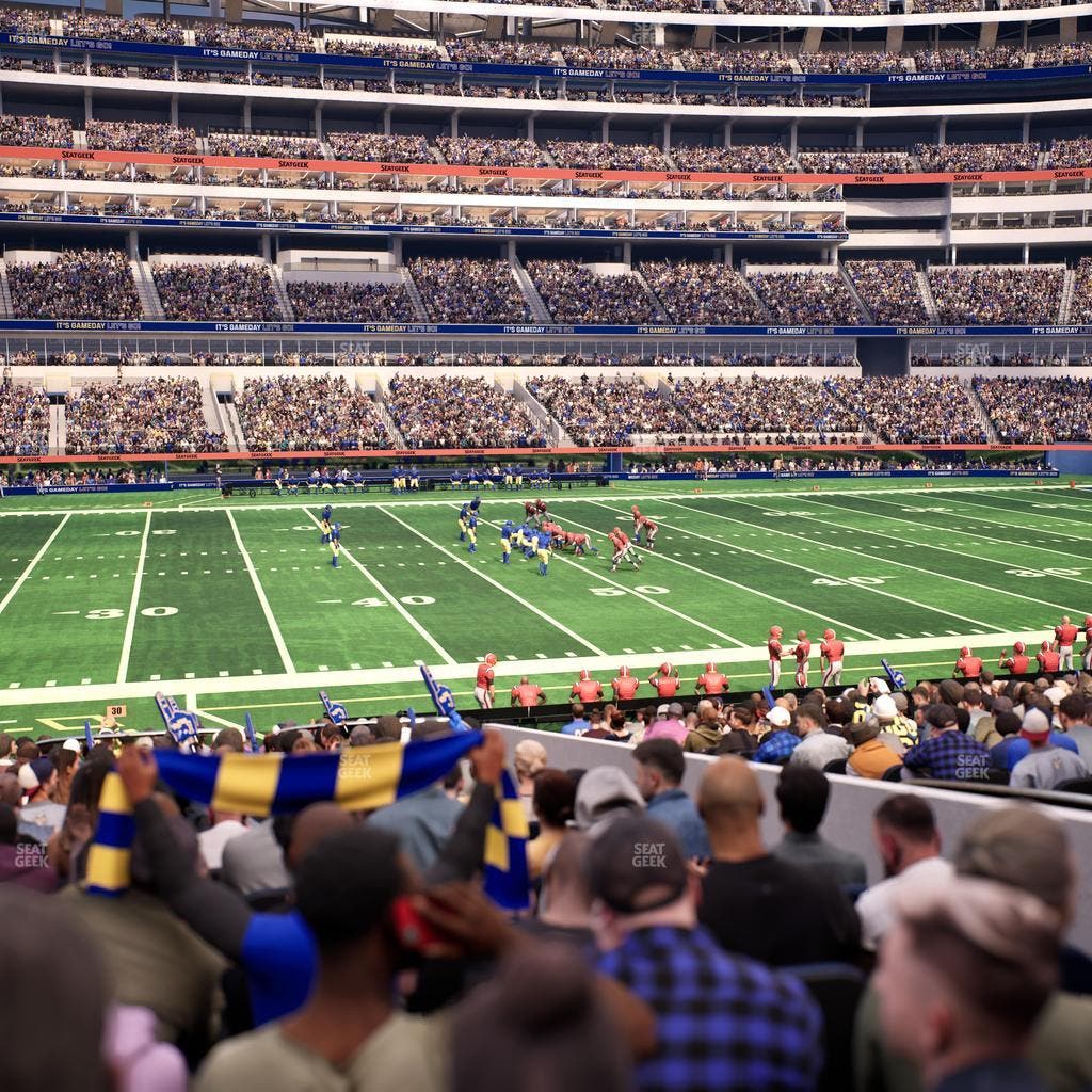 SoFi Stadium - Section Club 130 Seat View