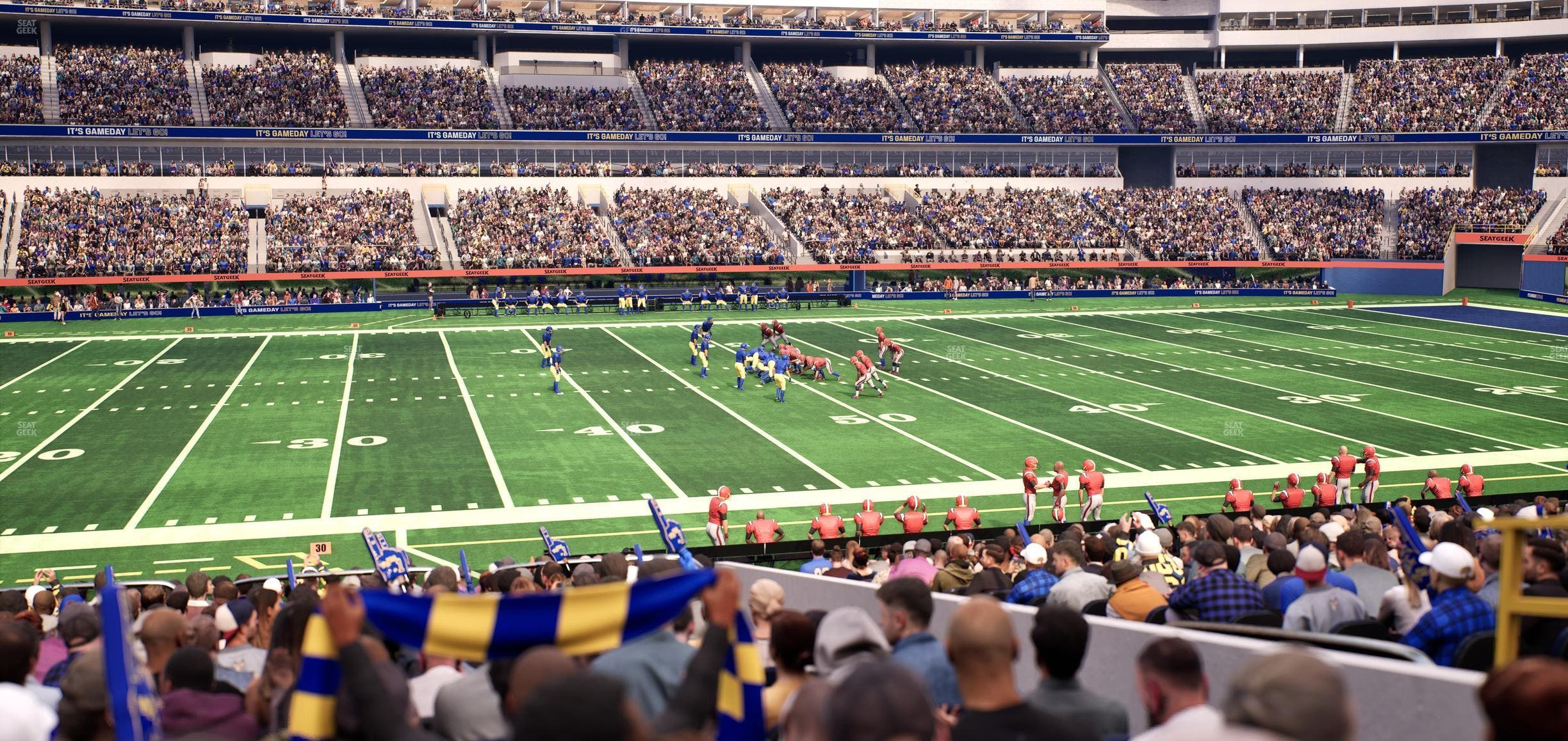 SoFi Stadium - Section Club 130 Seat View