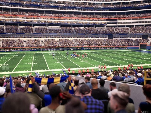 SoFi Stadium - Section Club 130 Seat View