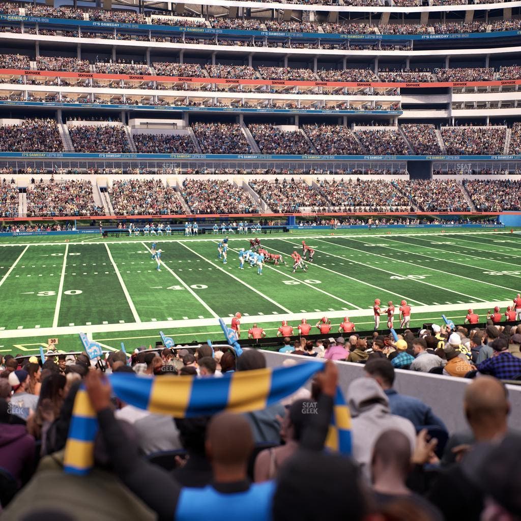 SoFi Stadium - Section Club 130 Seat View