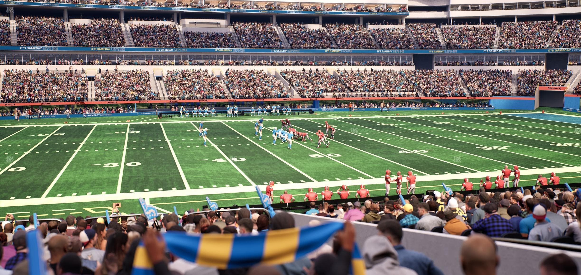 SoFi Stadium - Section Club 130 Seat View
