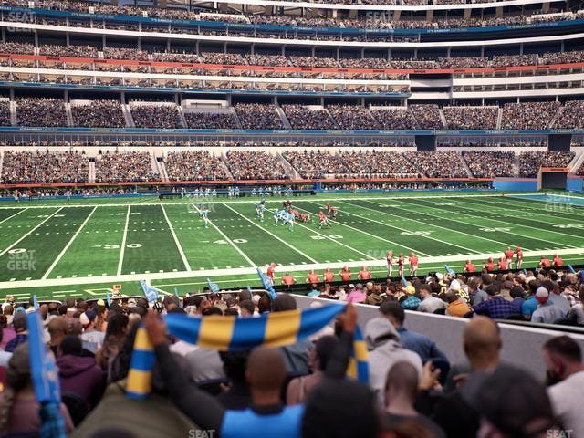 SoFi Stadium - Section Club 130 Seat View