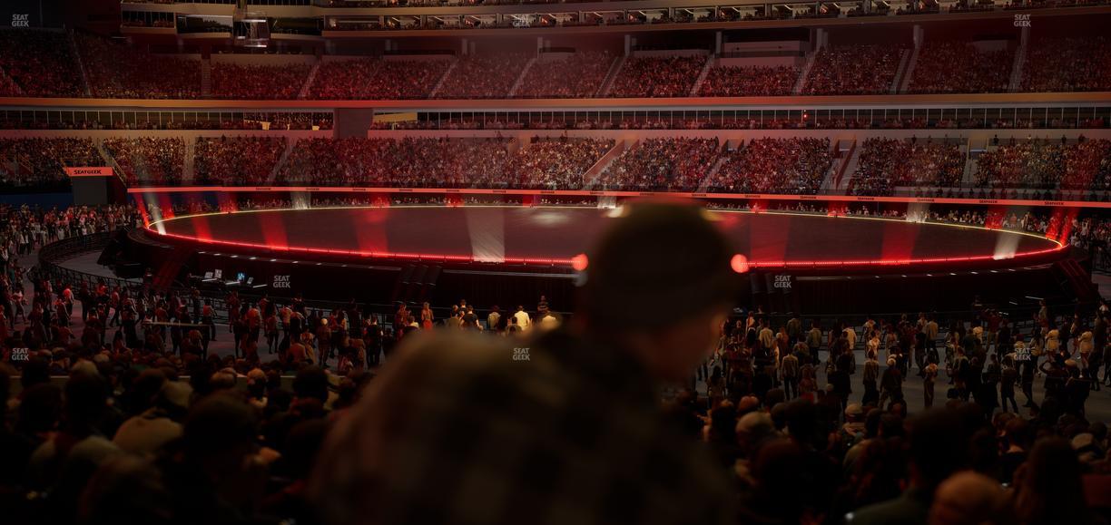 SoFi Stadium - Section Club 133 Wc Seat View