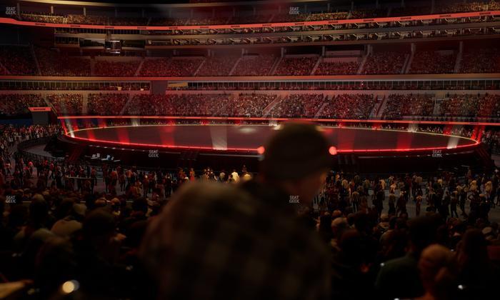 SoFi Stadium - Section Club 133 Wc Seat View