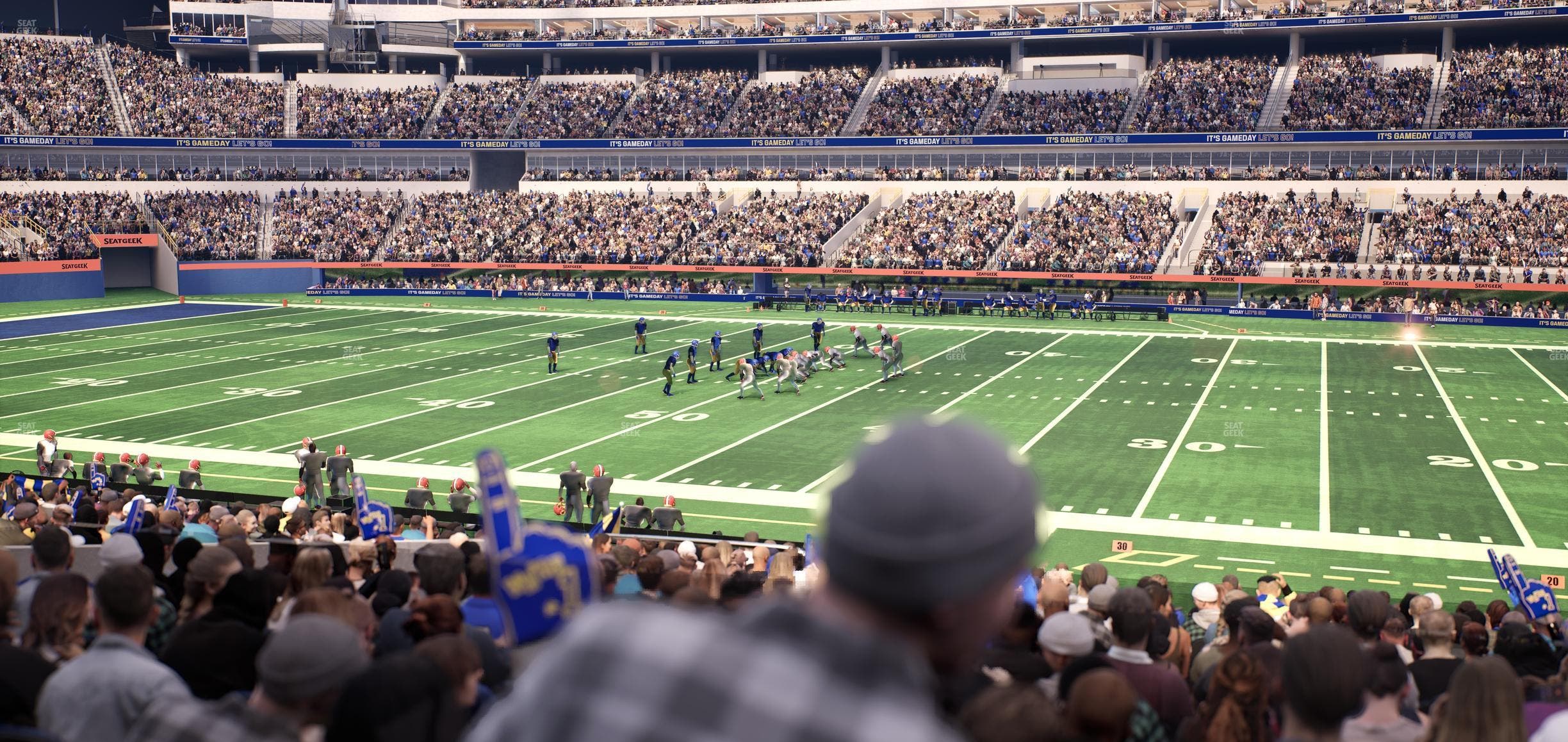 SoFi Stadium - Section Club 133 Wc Seat View