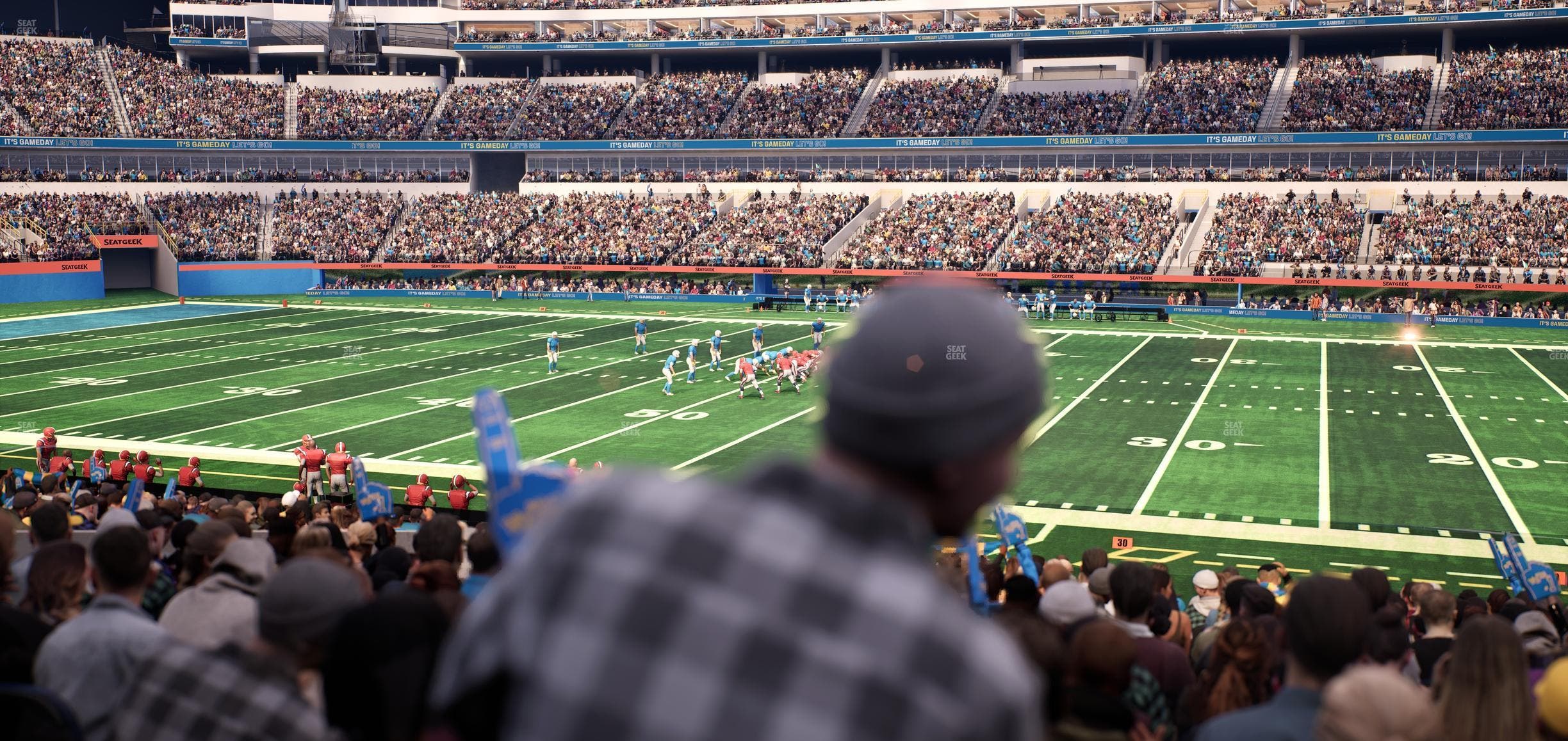 SoFi Stadium - Section Club 133 Wc Seat View