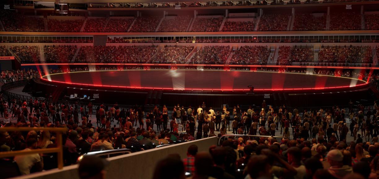 SoFi Stadium - Section Club 133 Seat View