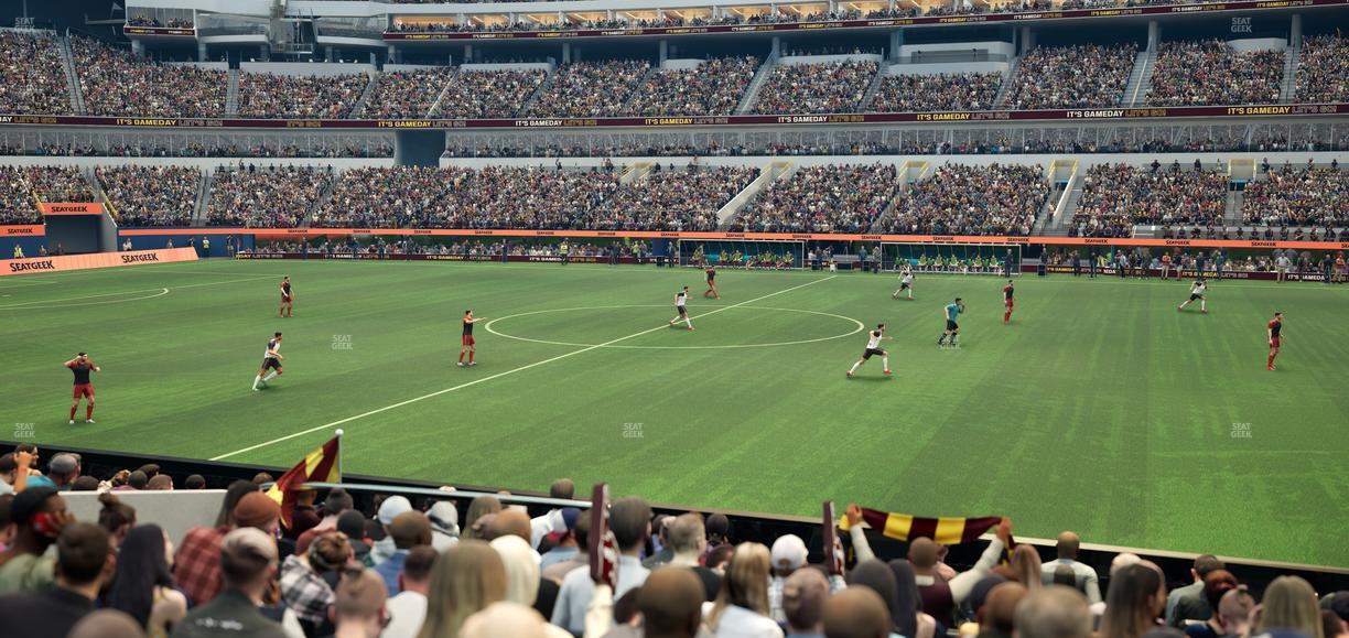 SoFi Stadium - Section Club 133 Seat View