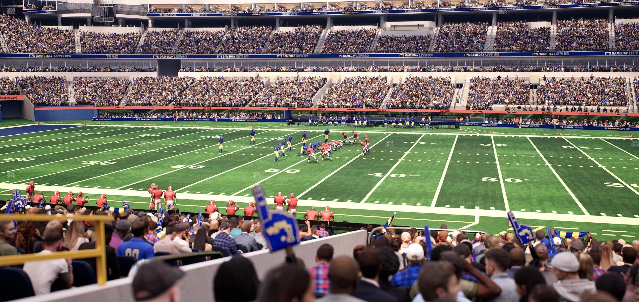 SoFi Stadium - Section Club 133 Seat View