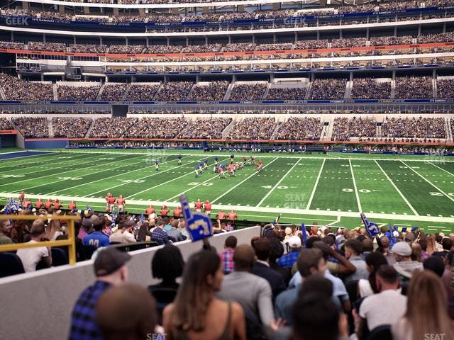 SoFi Stadium - Section Club 133 Seat View