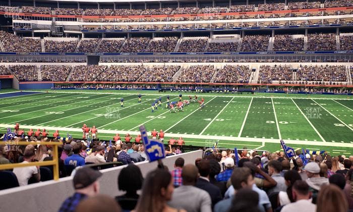 SoFi Stadium - Section Club 133 Seat View