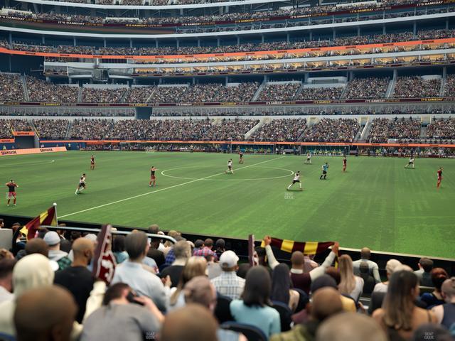 SoFi Stadium - Section Club 133 Seat View