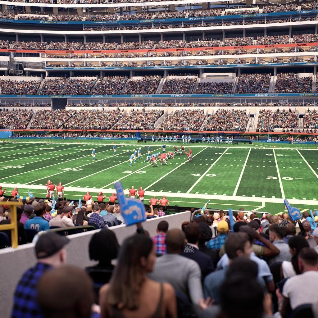 SoFi Stadium - Section Club 133 Seat View