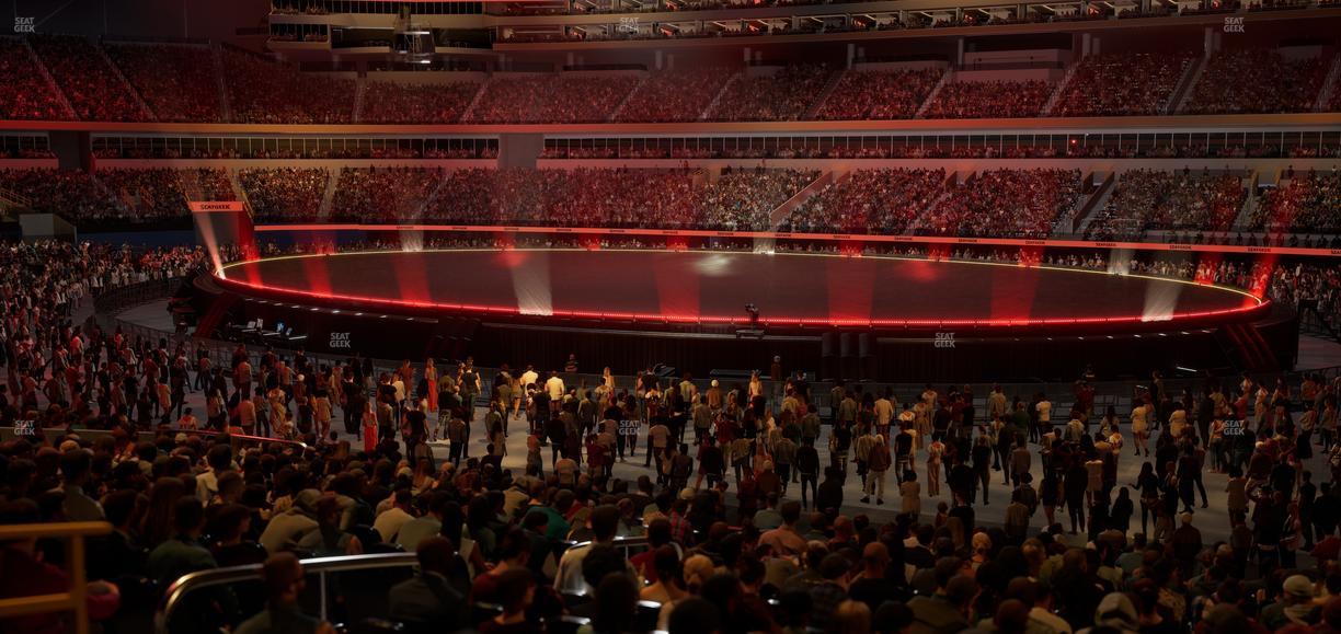 SoFi Stadium - Section Club 134 Wc Seat View