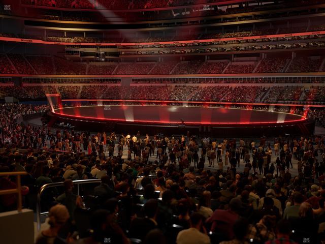 SoFi Stadium - Section Club 134 Wc Seat View