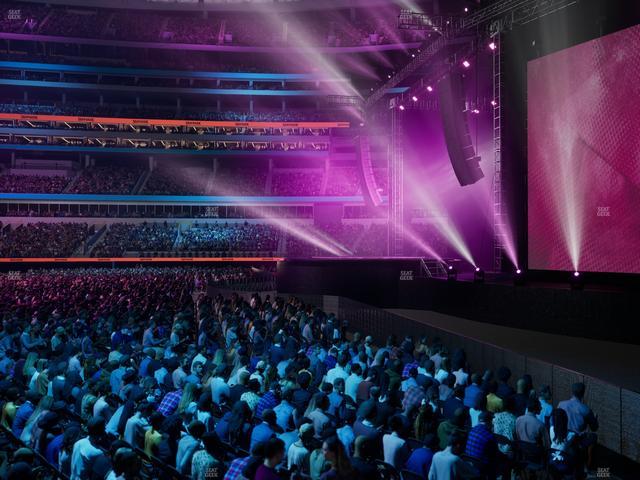 SoFi Stadium - Section Club 134 Wc Seat View