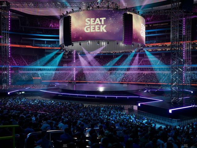 SoFi Stadium - Section Club 134 Wc Seat View