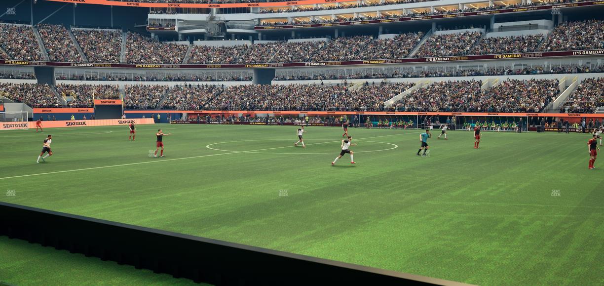 SoFi Stadium - Section Club 134 Wc Seat View