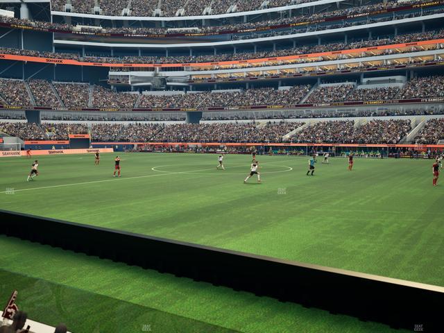 SoFi Stadium - Section Club 134 Wc Seat View