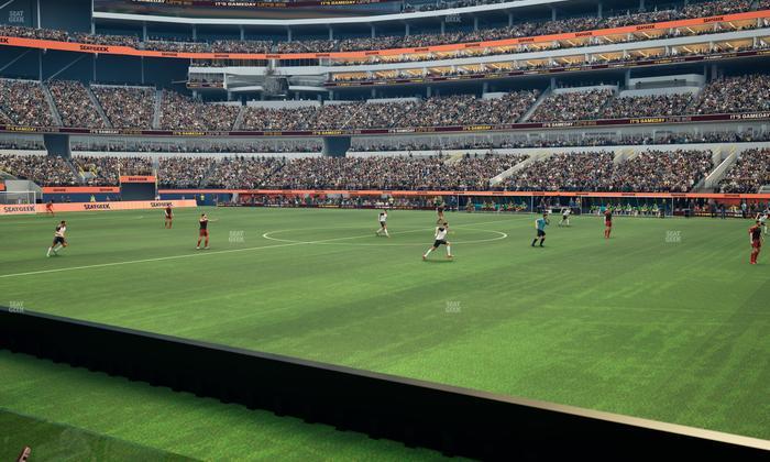 SoFi Stadium - Section Club 134 Wc Seat View