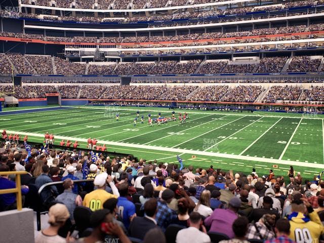 SoFi Stadium - Section Club 134 Wc Seat View