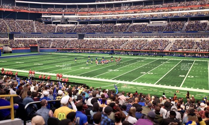 SoFi Stadium - Section Club 134 Wc Seat View