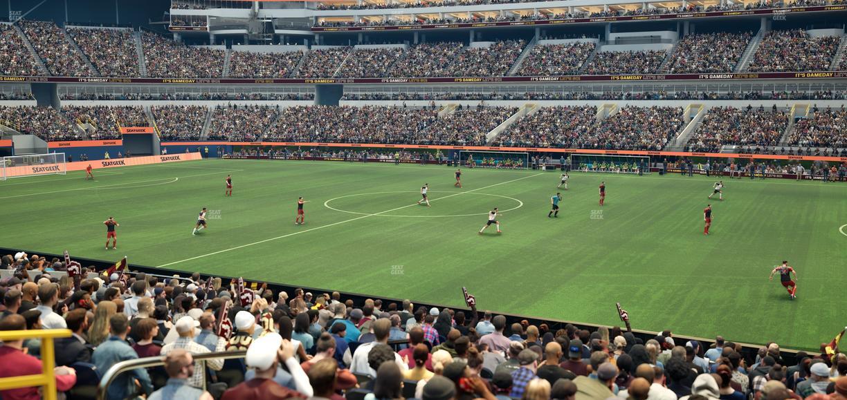 SoFi Stadium - Section Club 134 Wc Seat View