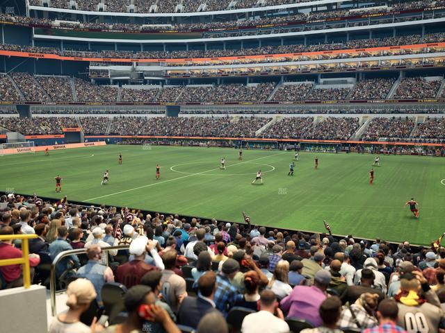 SoFi Stadium - Section Club 134 Wc Seat View