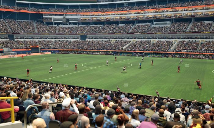 SoFi Stadium - Section Club 134 Wc Seat View