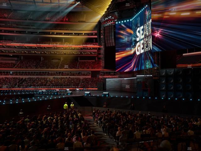 SoFi Stadium - Section Club 134 Seat View