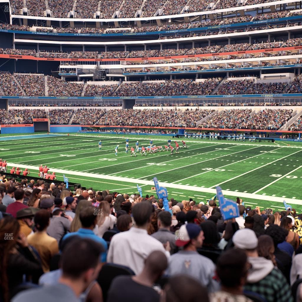 SoFi Stadium - Section Club 134 Seat View