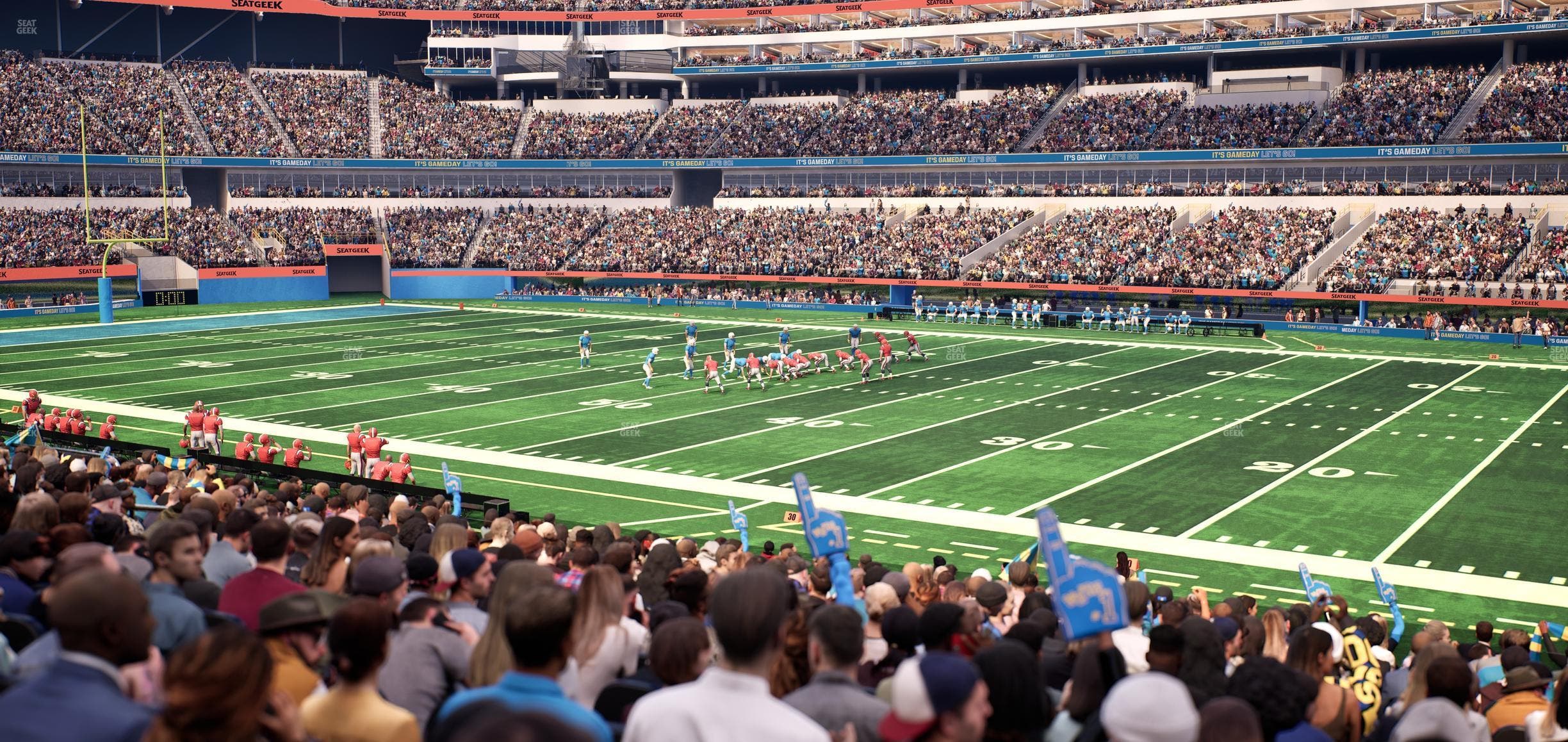 SoFi Stadium - Section Club 134 Seat View