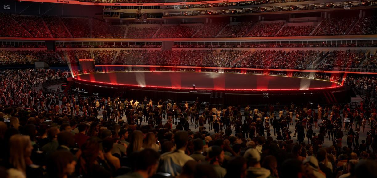 SoFi Stadium - Section Club 134 Seat View