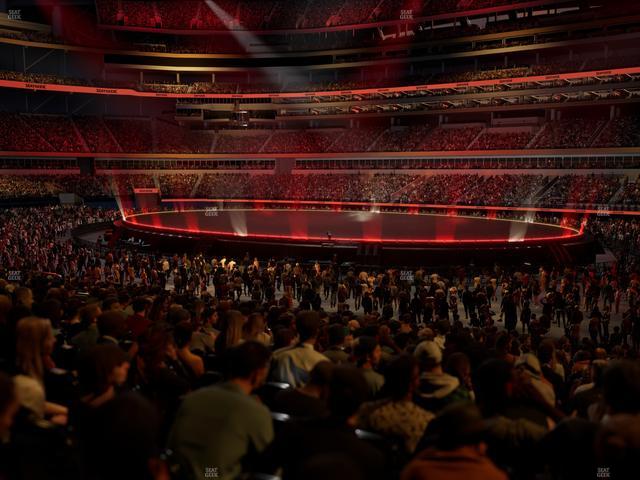 SoFi Stadium - Section Club 134 Seat View