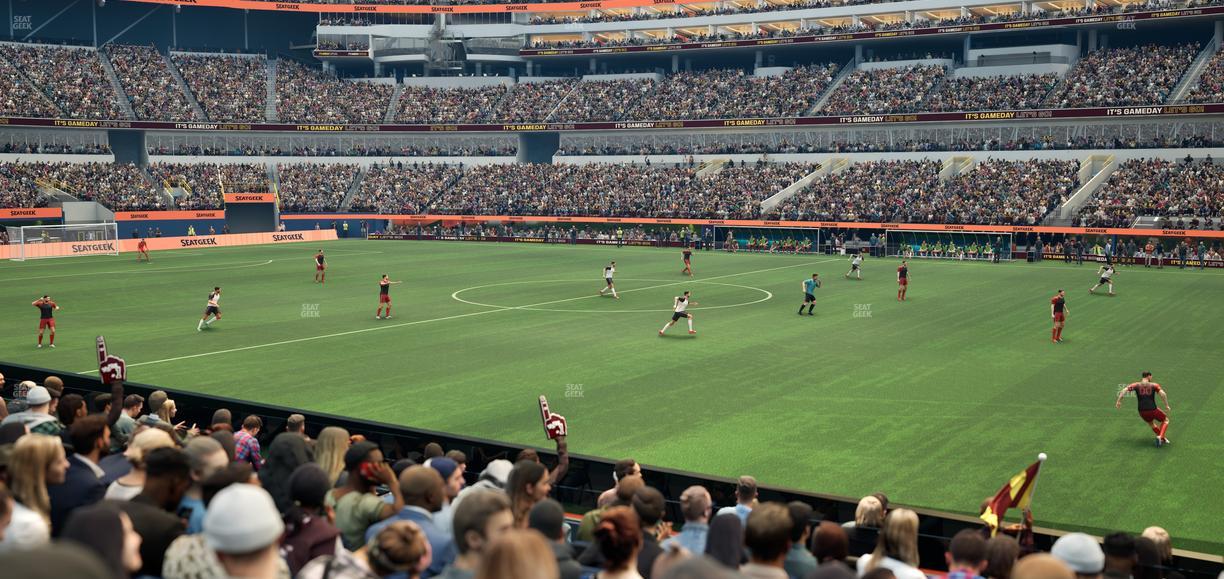 SoFi Stadium - Section Club 134 Seat View