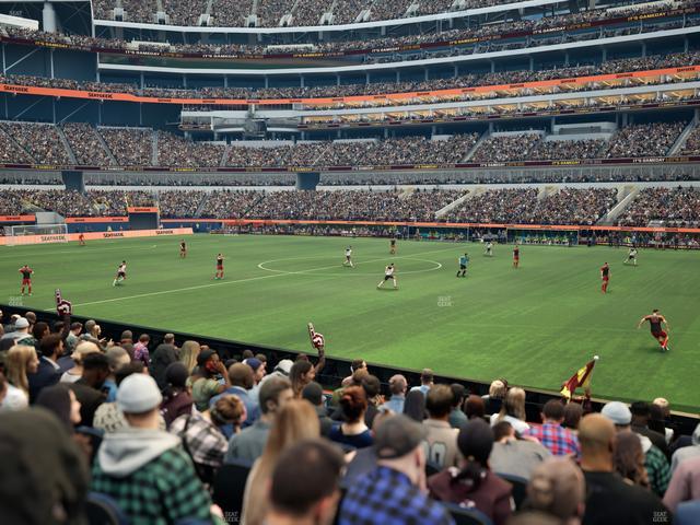 SoFi Stadium - Section Club 134 Seat View