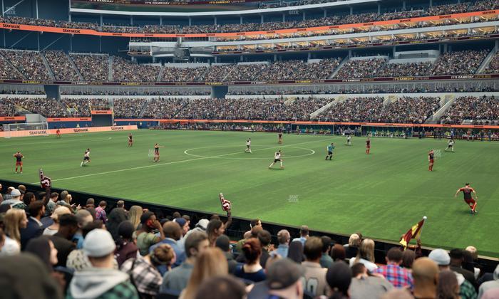 SoFi Stadium - Section Club 134 Seat View