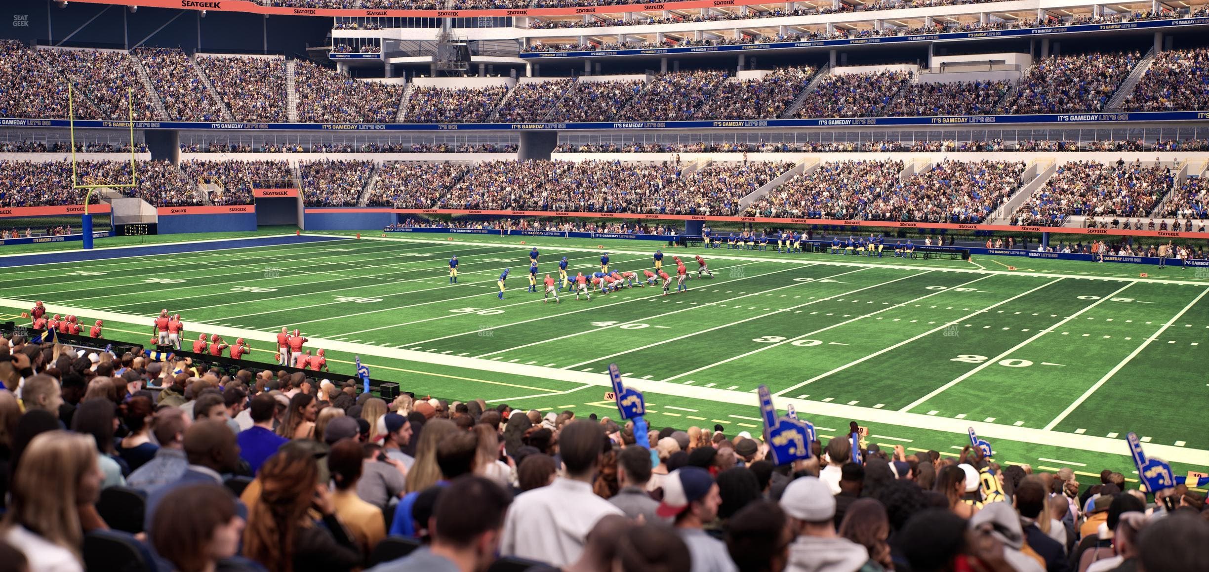 SoFi Stadium - Section Club 134 Seat View