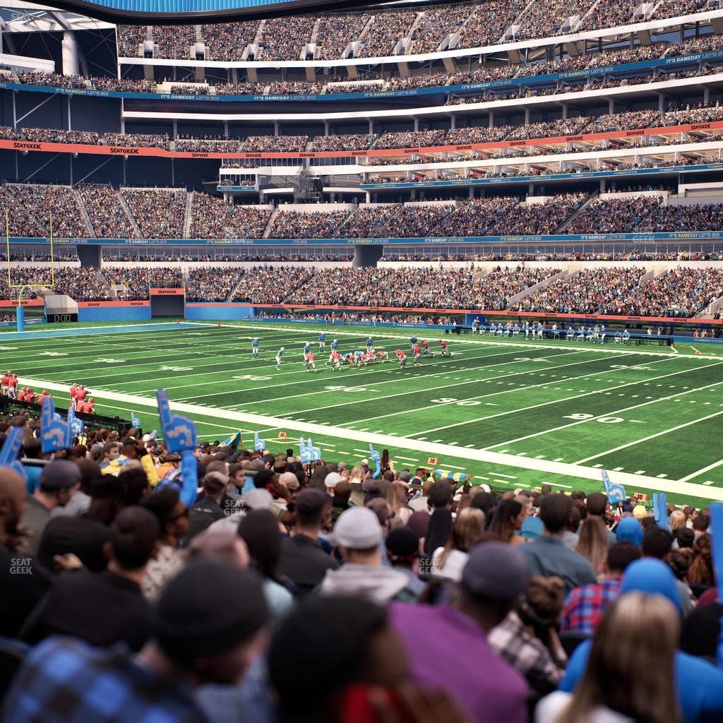 SoFi Stadium - Section Club 135 Seat View
